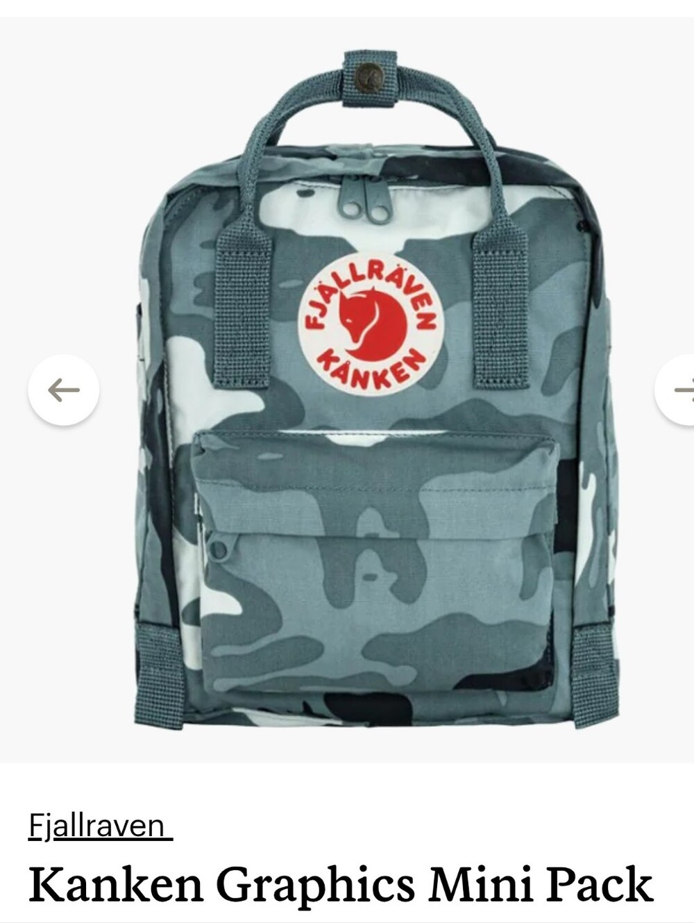 FJALLRAVEN Kanken Graphics Mini Pack